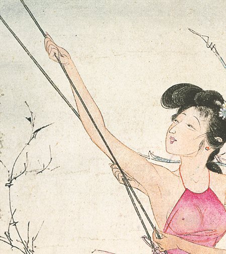江阳-胡也佛的仕女画和最知名的金瓶梅秘戏图